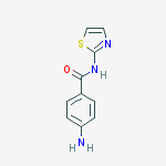 Structure of Benzamide, 4-amino-N-2-thiazolyl-