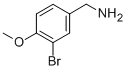 Structure of 3-BROMO-4-METHOXYBENZYLAMINE