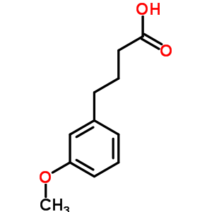 Structure of 4-(3-methoxyphenyl)butanoic acid