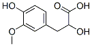 2-hydroxy-3-(4-hydroxy-3-methoxy-phenyl)-propanoic acid结构式