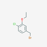 4-(bromomethyl)-1-chloro-2-ethoxybenzene结构式