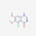 5-Chloro-6,7-dimethoxyquinazolin-4(3H)-one结构式