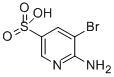Structure of 6-AMINO-5-BROMOPYRIDINE-3-SULFONIC ACID