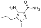 Structure of 4-AMINO-1-METHYL-5-PROPYL-1H-PYRAZOLE-3-CARBOXYLIC ACID AMIDE