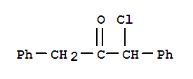 1-chloro-1,3-diphenylpropan-2-one结构式