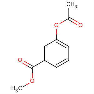 Structure of 3-Acetoxybenzoic acid methyl ester