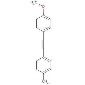 Structure of Benzene, 1-methoxy-4-[(4-methylphenyl)ethynyl]-