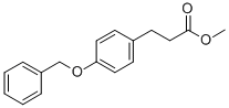 Structure of METHYL 3-(4-(BENZYLOXY)PHENYL)PROPANOATE