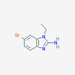 6-bromo-1-ethyl-1h-benzimidazol-2-amine结构式