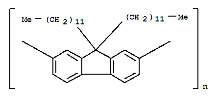 Structure of POLY(9 9-DI-N-DODECYLFLUORENYL-2 7-DIYL)