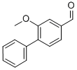[1,1-BIPHENYL]-4-CARBOXALDEHYDE,2-METHOXY-结构式
