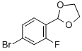 Structure of 1-BROMO-4-(1,3-DIOXOLAN-2-YL)-3-FLUOROBENZENE
