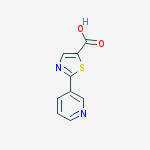 Structure of 5-Thiazolecarboxylic acid, 2-(3-pyridinyl)-