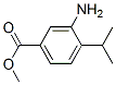Chemical structure of 3-Amino-4-isopropylbenzoic acid methyl ester