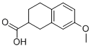 Structure of 7-METHOXY-1,2,3,4-TETRAHYDRO-NAPHTHALENE-2-CARBOXYLIC ACID