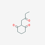 Structure of 2-(2-OXO-BUTYL)-CYCLOHEXANE-1,3-DIONE
