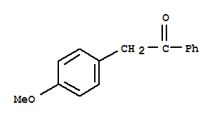Structure of 2-(4-Methoxyphenyl)-1-phenylethanone