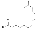 Structure of 13-METHYLTETRADECANOIC ACID