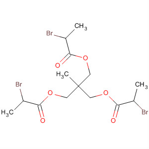 Structure of Propanoic acid, 2-bromo-,2,2-bis[(2-bromo-1-oxopropoxy)methyl]-1,3-propanediyl ester
