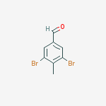 Structure of 3,5-Dibromo-4-methylbenzaldehyde