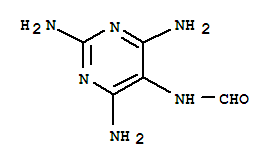 N-(2,4,6-三氨基嘧啶-5-基)甲酰胺结构式