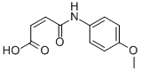 Structure of N-(4-METHOXYPHENYL)MALEAMIC ACID