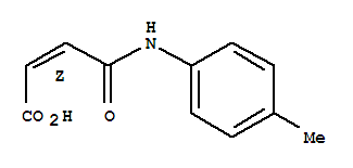 Structure of 2-Butenoicacid, 4-[(4-methylphenyl)amino]-4-oxo-, (Z)-