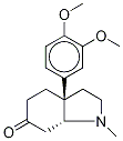 Structure of (3aS,7aβ)-1-Methyl-3aβ-(3,4-dimethoxyphenyl)octahydro-6H-indole-6-one
