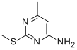 Structure of 6-METHYL-2-(METHYLSULFANYL)PYRIMIDIN-4-YLAMINE