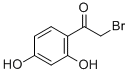 2-溴-2′,4′-二羟基苯乙酮结构式