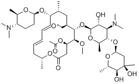 Structure of Acetylspiramycin
