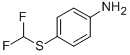 Structure of 4-((DIFLUOROMETHYL)THIO)ANILINE