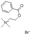 Structure of BENZOYLCHOLINE BROMIDE