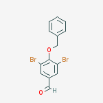 Structure of 4-Benzyloxy-3,5-dibromo-benzaldehyde