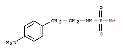 Structure of methanesulfonamide, N-[2-(4-aminophenyl)ethyl]-
