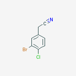 Structure of (3-BROMO-4-CHLORO-PHENYL)-ACETONITRILE