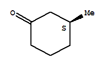 Chemical structure of Cyclohexanone,3-methyl-, (3S)-