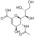 Structure of N-ACETYLNEURAMINIC ACID, 2,3-DEHYDRO-2-DEOXY-, SODIUM SALT