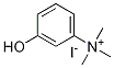 Structure of Benzenaminium,3-hydroxy-N,N,N-trimethyl-, iodide (1:1)