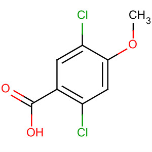 Structure of Benzoic acid, 2,5-dichloro-4-methoxy-