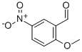 Structure of 2-METHOXY-5-NITROBENZALDEHYDE