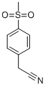 Structure of 4-(METHYLSULFONYL)PHENYLACETONITRILE