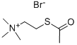 Structure of S-ACETYLTHIOCHOLINE BROMIDE