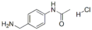 Structure of N-[4-(AMINOMETHYL)PHENYL]ACETAMIDE HYDROCHLORIDE
