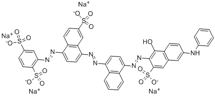 Structure of Direct Blue  78
