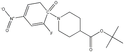 Structure of 1-(4-Boc-piperidinyl-1-oxy)-2-fluoro-4-nitrobenzene
