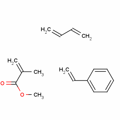 Structure of POLY(STYRENE-CO-BUTADIENE-CO-METHYL