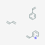 Structure of Pyridine, 2-ethenyl-, polymer with 1,3-butadiene and ethenylbenzene