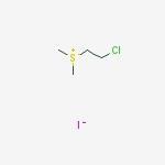 (2-Chloroethyl)dimethylsulfonium iodide结构式