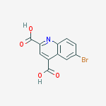 Structure of 6-Bromoquinoline-2,4-dicarboxylic acid